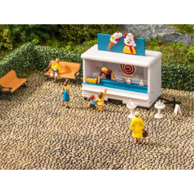 Štruktúrovaná plocha "Námestie", 15,5 x 21 cm  NO60326