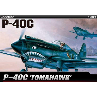 Model Kit letadlo 12280 - P-40C (1:48)