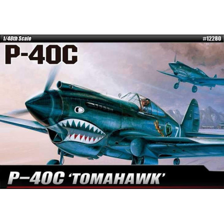 Model Kit letadlo 12280 - P-40C (1:48)
