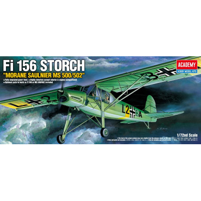 Model Kit letadlo 12459 - FIESELER FI-156 STORCH (1:72)