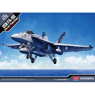 Model Kit letadlo 12547 - USN F/A-18E VFA-143 "PUKIN DOGS" (1:72)
