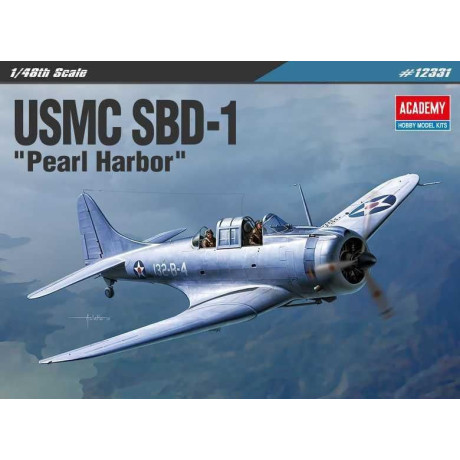 Model Kit letadlo 12331 - USMC SBD-1 "Pearl Harbor" (1:48)