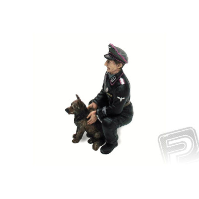 1/16 plukovník Otto Paetsch se psem
