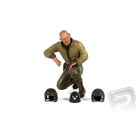 1/16 klečící figurka seržanta B.Greena Keeling