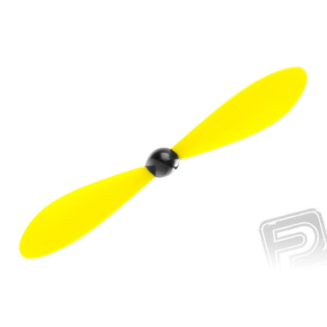 Vrtule včetně kuželu 125 x 110mm / 4,9 x 4,3 - žlutá, 100 ks.