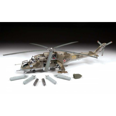 Model Kit vrtulník 4823 - MIL-Mi 24 V/VP (1:48)