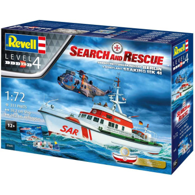 Gift-Set SAR 05683 - DGzRS Arkona + Westland Sea King Mk 41 (1:72)