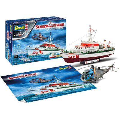 Gift-Set SAR 05683 - DGzRS Arkona + Westland Sea King Mk 41 (1:72)