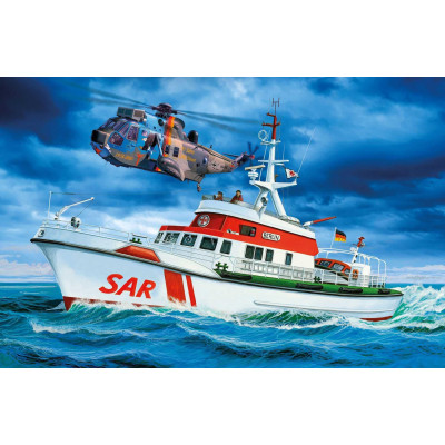 Gift-Set SAR 05683 - DGzRS Arkona + Westland Sea King Mk 41 (1:72)