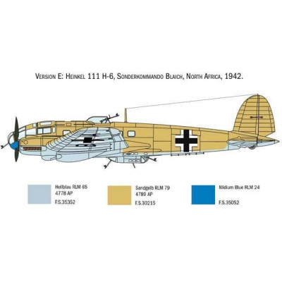 Model Kit letadlo 1436 - HEINKEL HE111H (1:72)
