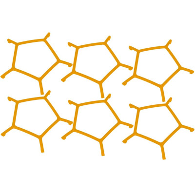 Ochranná klec (6 dílů) Sweeper, žlutá