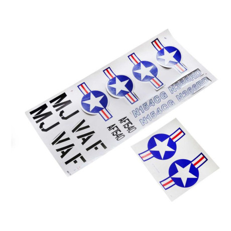 Van's RV-4 30ccm - samolepky