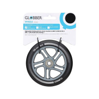 Csererész Globber - 125mm-es kerék kompatibilis a Globber FLOW 125 2 kerekű robogókkal. 1 db x125 mm-es, kiváló minőségű és nagyon rugalmas kerék csapágyakkal együtt a csomagban.
