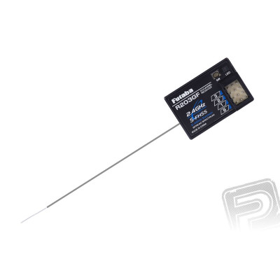 Futaba T3PV, přijímač R203GF bez telemetrie