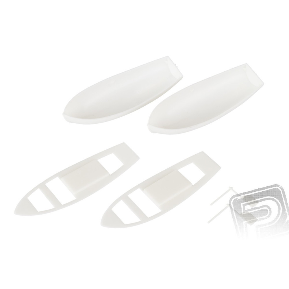 Záchranný člun s kormidlem 32x90mm (2 ks) Záchranný člun s kormidlem 32x90mm (2 ks)