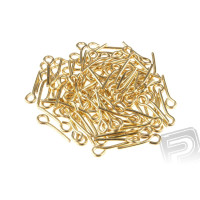 3 mm átmérőjű sárgaréz drótszem, szárral, teljes hossza 10 mm (100 db).