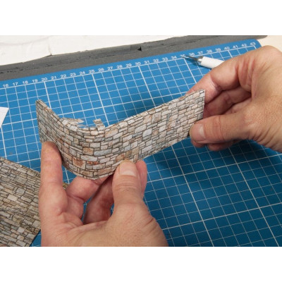 3D kartónová doska,priemyselná stena 25 x 12,5 cm / ks  NO56669