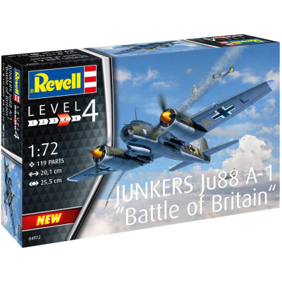 Plastic ModelKit letadlo 04972 - Junkers Ju88 A-1 Battle of Britain (1:72)