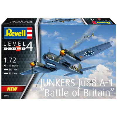 Plastic ModelKit letadlo 04972 - Junkers Ju88 A-1 Battle of Britain (1:72)