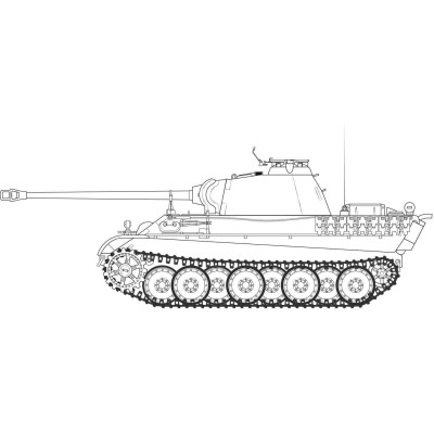 Classic Kit tank A1352 - Panther Ausf G. (1:35)