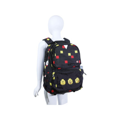 LEGO školní batoh Freshmen - Faces Black