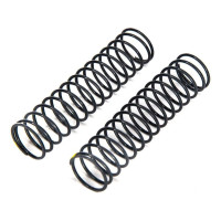 Pótalkatrész RC modellautóhoz Axial SCX10III Jeep JLU Wrangler: lengéscsillapító rugó 13x62mm 2.5lbs/in sárga extra kemény (2db).