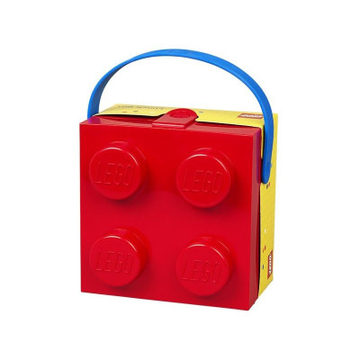 LEGO box s rukojetí 166x165x117mm - zelená army