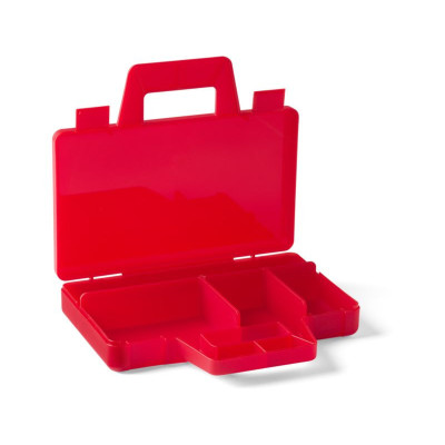 LEGO To Go úložný box s přihrádkami - červená