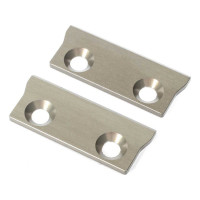 Pótalkatrész RC modellautókhoz TLR 22 5.0: hátsó alvázvédő lemez, alumínium.