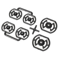 Pótalkatrész TLR 22X-4 autók RC modelljeihez: központi differenciálmű fogaskerekek kompozit.
