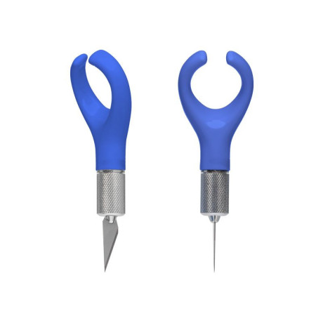 Modelcraft nůž na prst s pevnou čepelí, 2 čepele NO1