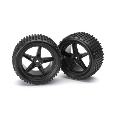 Gumy nalepené – Buggy 1:10, přední, 2ks (Černé)