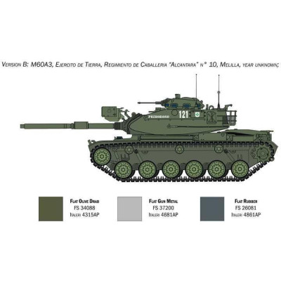 Model Kit tank 6582 - M60A3 (1:35)