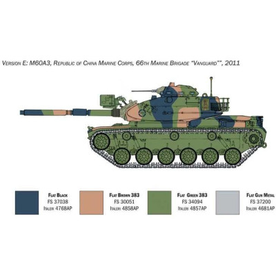 Model Kit tank 6582 - M60A3 (1:35)