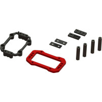 Pótalkatrész RC modellhez Arrma Kraton 1:8: szervóágy alumínium.