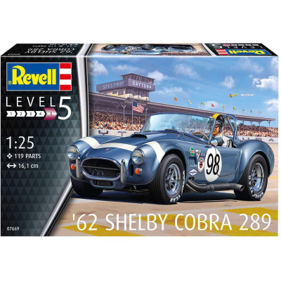 Plastic ModelKit auto 07669 - '62 Shelby Cobra 289 (1:25)