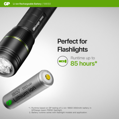 Nabíjacia batéria GP Lithium-ion 18650 3350mAh PCM