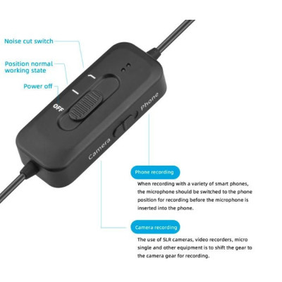 Osmo - Lavalier Microphone & Audio Adapter Set