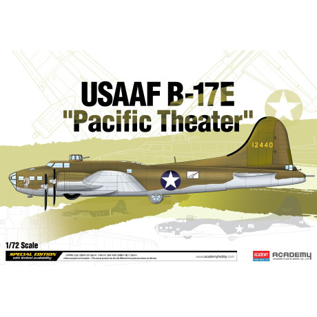 Model Kit letadlo 12533 - USAAF B-17E "Pacific Theater" (1:72)