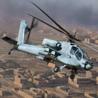 Helikopter modell összeragasztásához. Méret: 1:35; 51 cm.Modell 14 éves kortól.