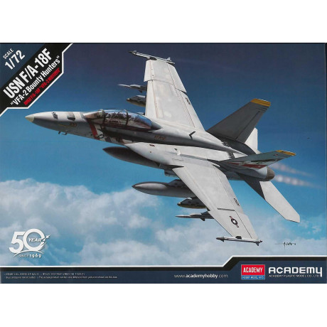 Model Kit letadlo 12567 - USN F/A-18F "VFA-2 Bounty Hunters" (1:72)