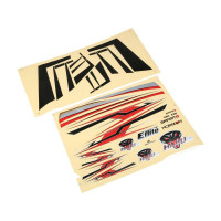 Pótalkatrész RC modellhez E-flite Habu STS 1.0m: matricák.