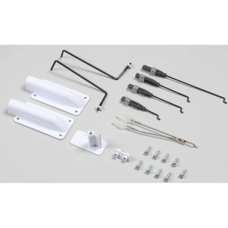 E-flite sada táhel, vidličky, kryty serv: Habu STS