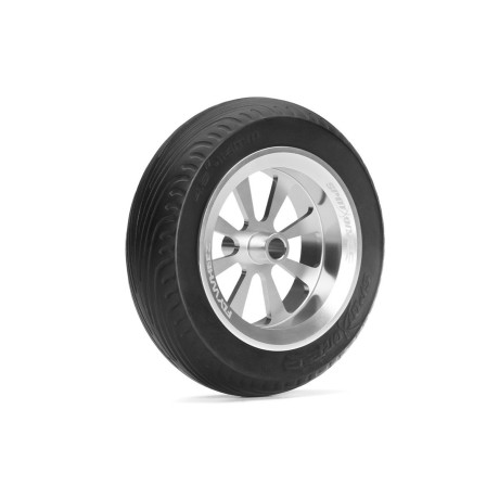 115mm Podvozkové kolo s hliníkovým středem a náhradní gumou (1ks)