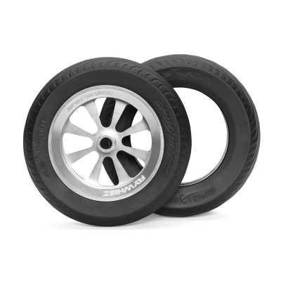 115mm Podvozkové kolo s hliníkovým středem a náhradní gumou (1ks)