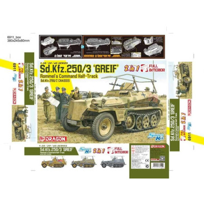 Model Kit military 6911 - Sd.Kfz.250/3 “Greif” (2 in 1) (1:35)
