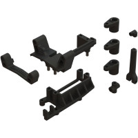 Pótalkatrész RC modellhez Arrma Infraction 6S BLX 1:7: kézifék modul, kompozit alkatrészek.