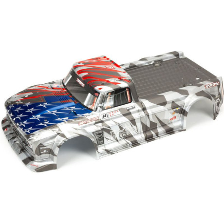 Arrma karosérie stříbrná/červená: Infraction 6S BLX