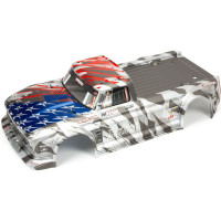 Pótalkatrész RC modellhez Arrma Infraction 6S BLX 1:7: body silver.