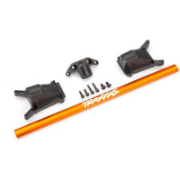 Traxxas alvázmerevítő narancssárga (szett) - Extrudált alumíniumból készült tuningmerevítő Slash 4x4 LCG alvázzal és Rustler 4x4-hez. Növeli a merevséget és csökkenti az alváz hajlását extrém modellterhelések és kemény ütközések esetén. 